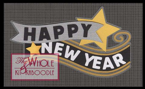 *Kit Club Exclusive* EXTRA "Happy New Year" Die Cut Title