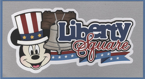 **Kit Club Exclusive* Disney Die Cut Title: Liberty Square