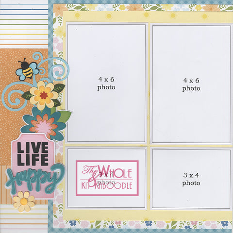 *Kit Club Exclusive* TITLE DIECUT SUPPLEMENT: Life is Better in the Sunshine