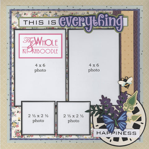 Kit Club Exclusive* TITLE DIECUT SUPPLEMENT: Living Our Best Moments