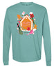 **NEW* Christmas Gingerbread CropTacular Tshirt: Long Sleeved