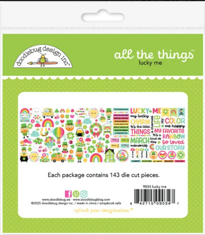 Doodlebug Ephemera: 9034 Lucky Me