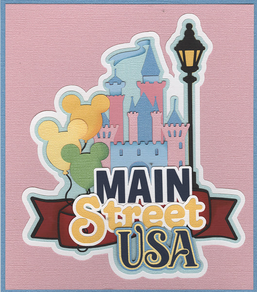 **Kit Club Exclusive* Disney Die Cut Title: Main Street USA
