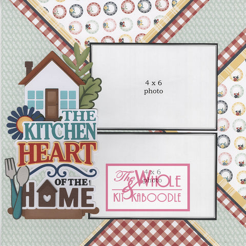 *Kit Club Exclusive* TITLE DIECUT SUPPLEMENT: Meals & Memories