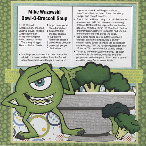 **NEW* 8x8 Recipe: Mike Wazowski's Broccoli Soup