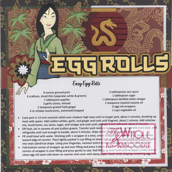 8x8 Recipe: Egg Rolls