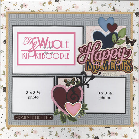 **Kit Club Exclusive* TITLE DIECUT SUPPLEMENT: My Heart My Family