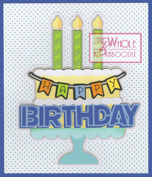 *Kit Club Exclusive* EXTRA "Happy Birthday" Die Cut Title