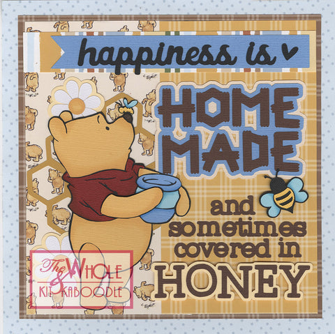 8x8 Recipe: Happiness is Homemade Quote