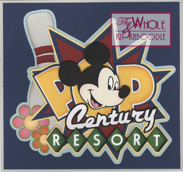 **Kit Club Exclusive* Title Die Cut: Hotel Series Pop Century