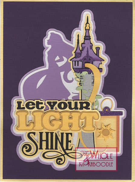 Let Your Light Shine Die Cut Title