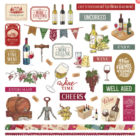 PhotoPlay 12x12 Sticker: Vineyard