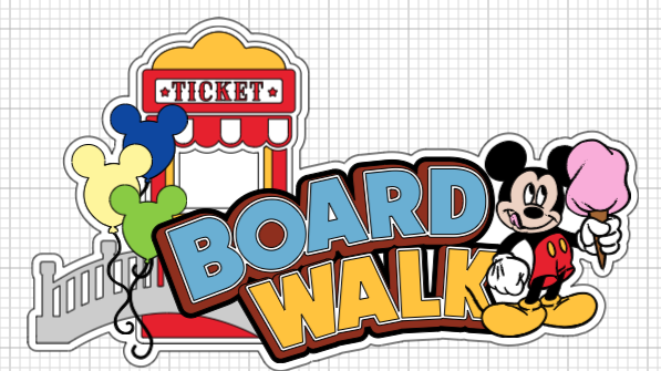 *Kit Club Exclusive* Title Die Cut: Hotel Series Boardwalk