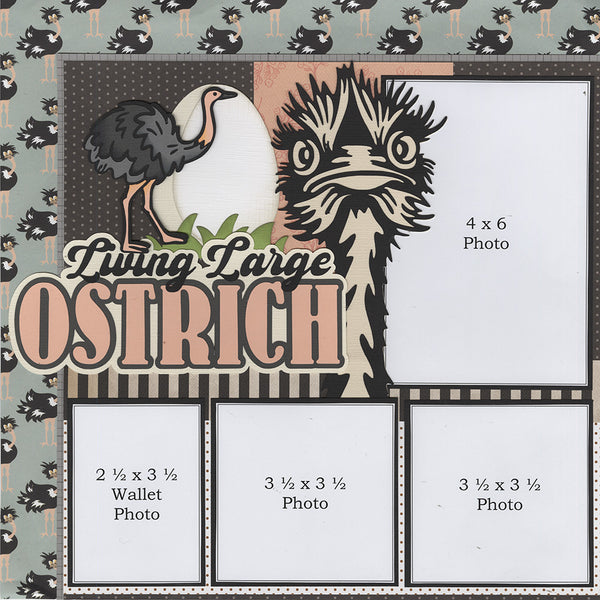 It's a Zoo in Here Collection: Ostrich SINGLE