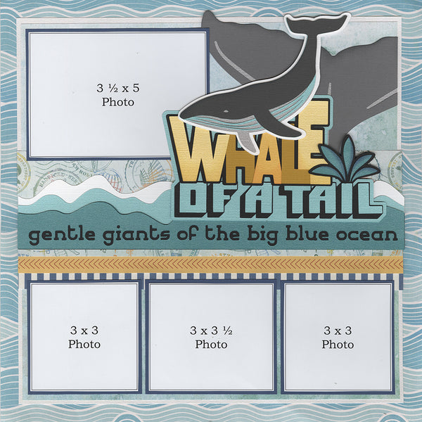 *NEW* It's a Zoo In Here Collection: Whale SINGLE