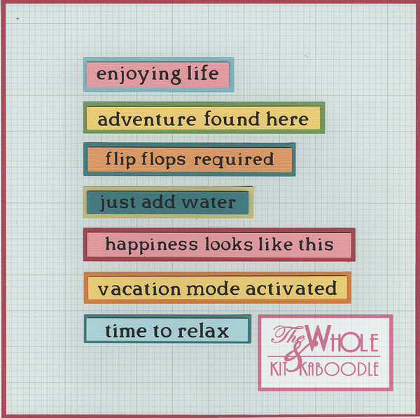 *NEW* Summer Fun Page Talk