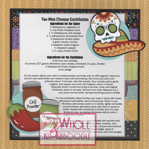 8x8 Recipe: Tex Mex Cheese Enchiladas
