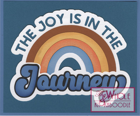 **Kit Club Exclusive* EXTRA "The Joy is in the Journey" Die Cut Title