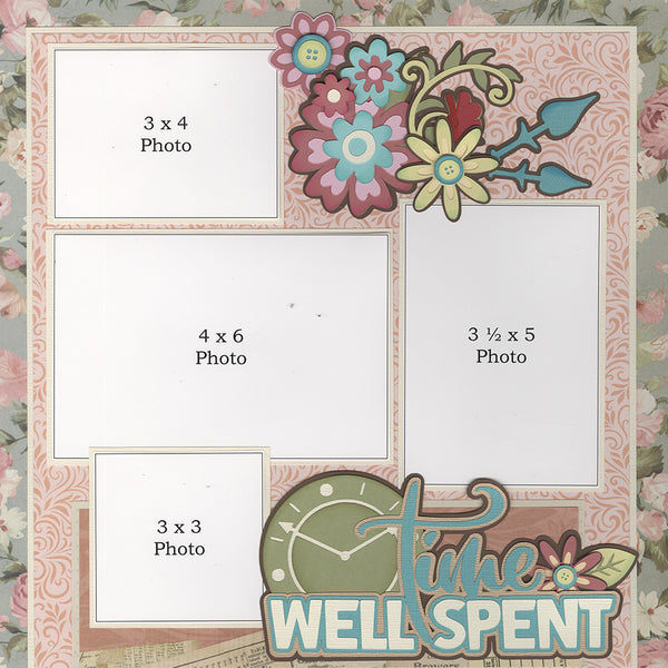 **Kit Club Exclusive* TITLE DIECUT SUPPLEMENT: Time Well Spent