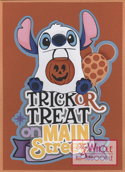**NEW* Trick or Treat on Main Street Die Cut Title