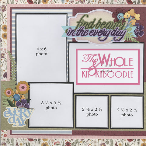 Kit Club Exclusive* TITLE DIECUT SUPPLEMENT: Where Love Grows