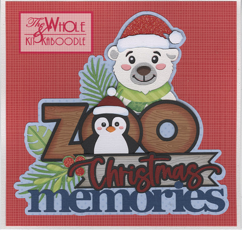 **NEW** Zoo Christmas Memories Die Cut Title *Pre-Order*