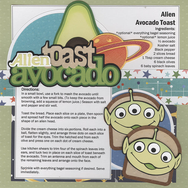 *NEW* 8x8 Recipe: Toy Story Alien Avocado Toast