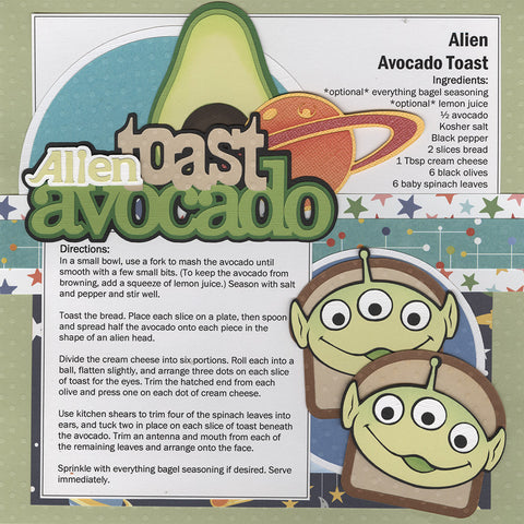 *NEW* 8x8 Recipe: Toy Story Alien Avocado Toast