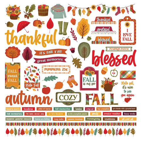 PhotoPlay 12x12 Sticker: Autumn Vibes Sticker