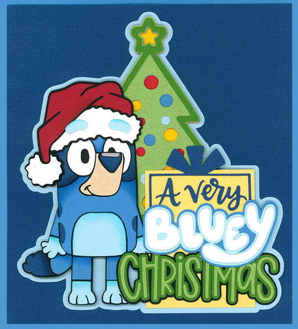 **NEW* A Very Bluey Christmas Die Cut Title