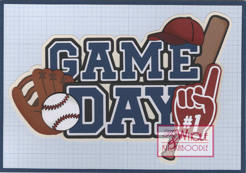 Baseball: Game Day Title Die Cut