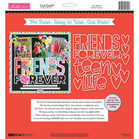 Bella Blvd Cut-outs: BB2942 Friends Forever