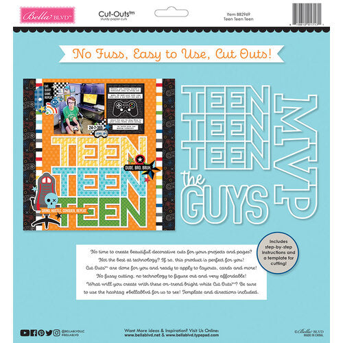 Bella Blvd Cut-outs: BB2969 Teen Teen Teen