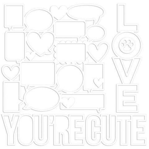 Bella Blvd Cut-outs: BB3109 You're Cute
