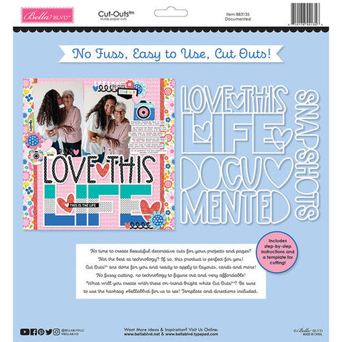 Bella Blvd Cut-outs: BB3135 Documented
