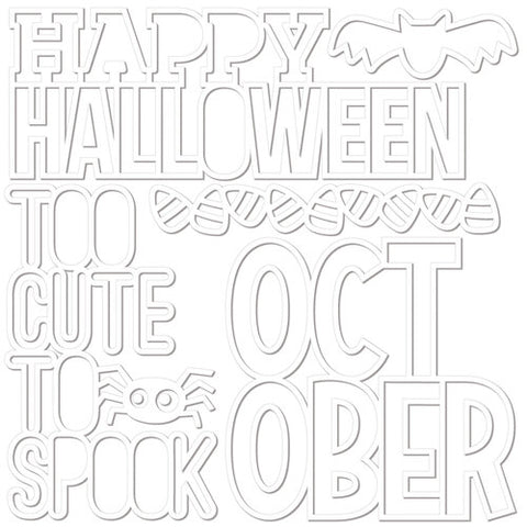 Bella Blvd Cut-outs: BB3326 Happy Halloween