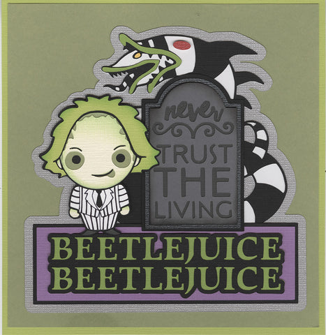 *NEW* Beetlejuice Beetlejuice Title Die Cut