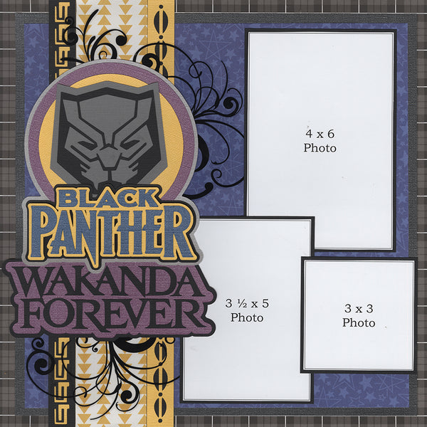 SAMPLE SALE: Black Panther Wakanda Completed SINGLE Page