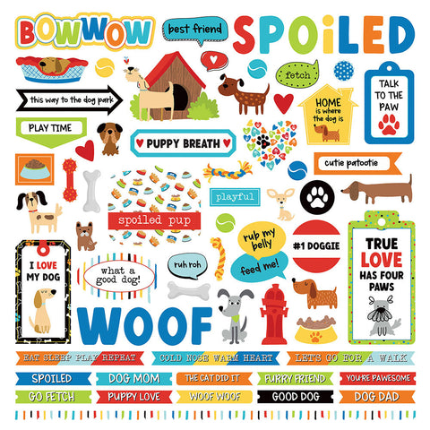 PhotoPlay 12x12 Sticker: Bow Wow