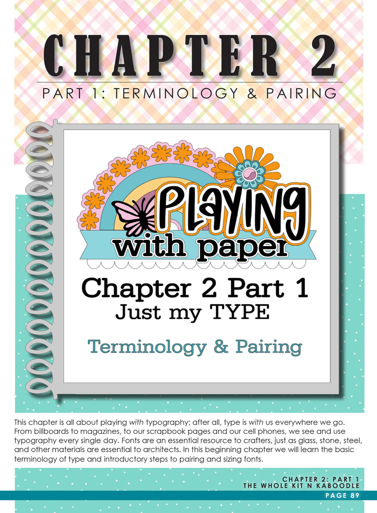 Chapter 2 Part PRINTED BOOKLET Playing with Paper: Chapter Two, Part One – The-Whole ...