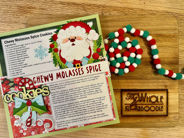 8x8 Recipe: Molasses Spice Cookies