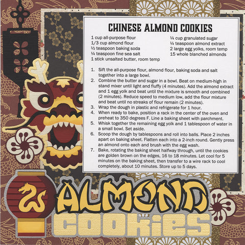 8x8 Recipe: Chinese Almond Cookies