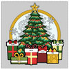 **NEW* Mandala: Rockin' Around the Christmas Tree *Personalized*