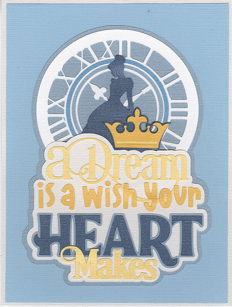 Kit Club Exclusive* Disney Die Cut Title: Cinderella