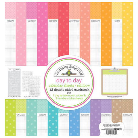 *NEW* Doodlebug Pattern Paper Collection: 8062 Day to Day + Clipboard