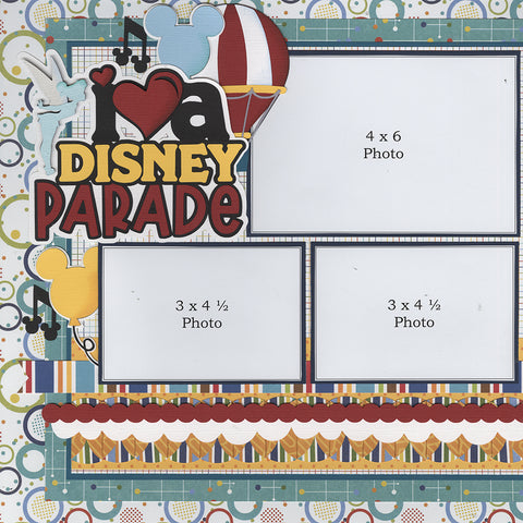 Bonus Project: I Love a Disney Parade 2-Page Spread