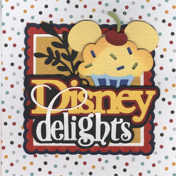 Recipe Cover & Tag: Theme Park Delights