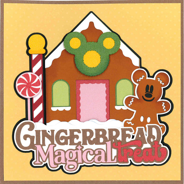 **NEW* Disney Gingerbread Magical Treat Die Cut Title