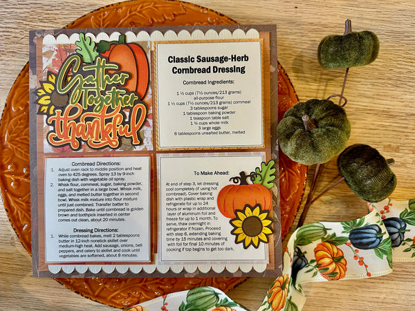 8x8 Recipe: Classic Sausage-Herb Cornbread Dressing