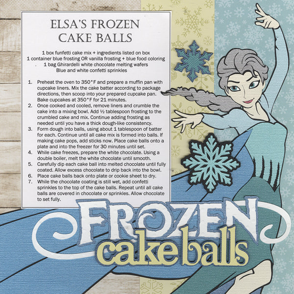 *NEW* 8x8 Recipe: Elsa's Cake Balls